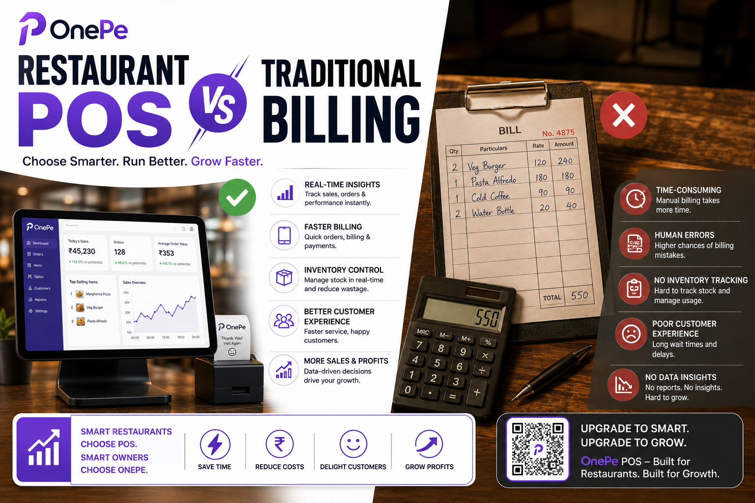 Restaurant POS vs Traditional Billing: Which Saves More Money?